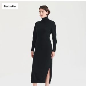 Naadam cashmere turtleneck sweater dress. XXS, NWT